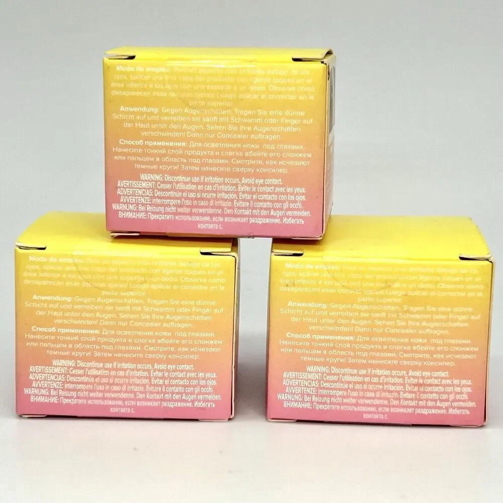 3 Lot LOTTIE Undereye Corrector DEEP Bright Bounce Brightening Cream 0.19oz NEW